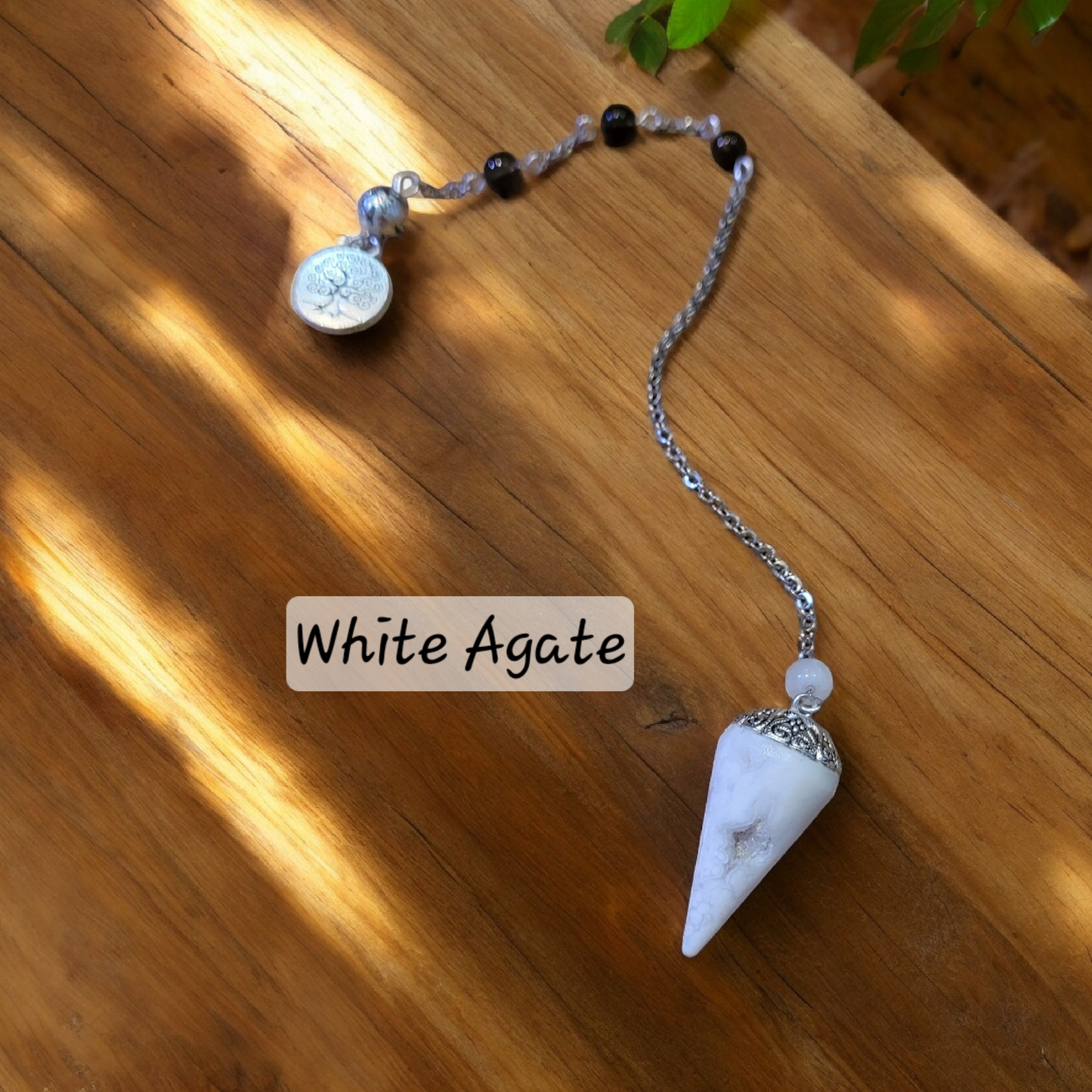 White Agate Pendulum