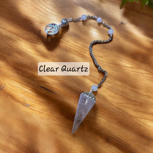 Clear Quartz Pendulum