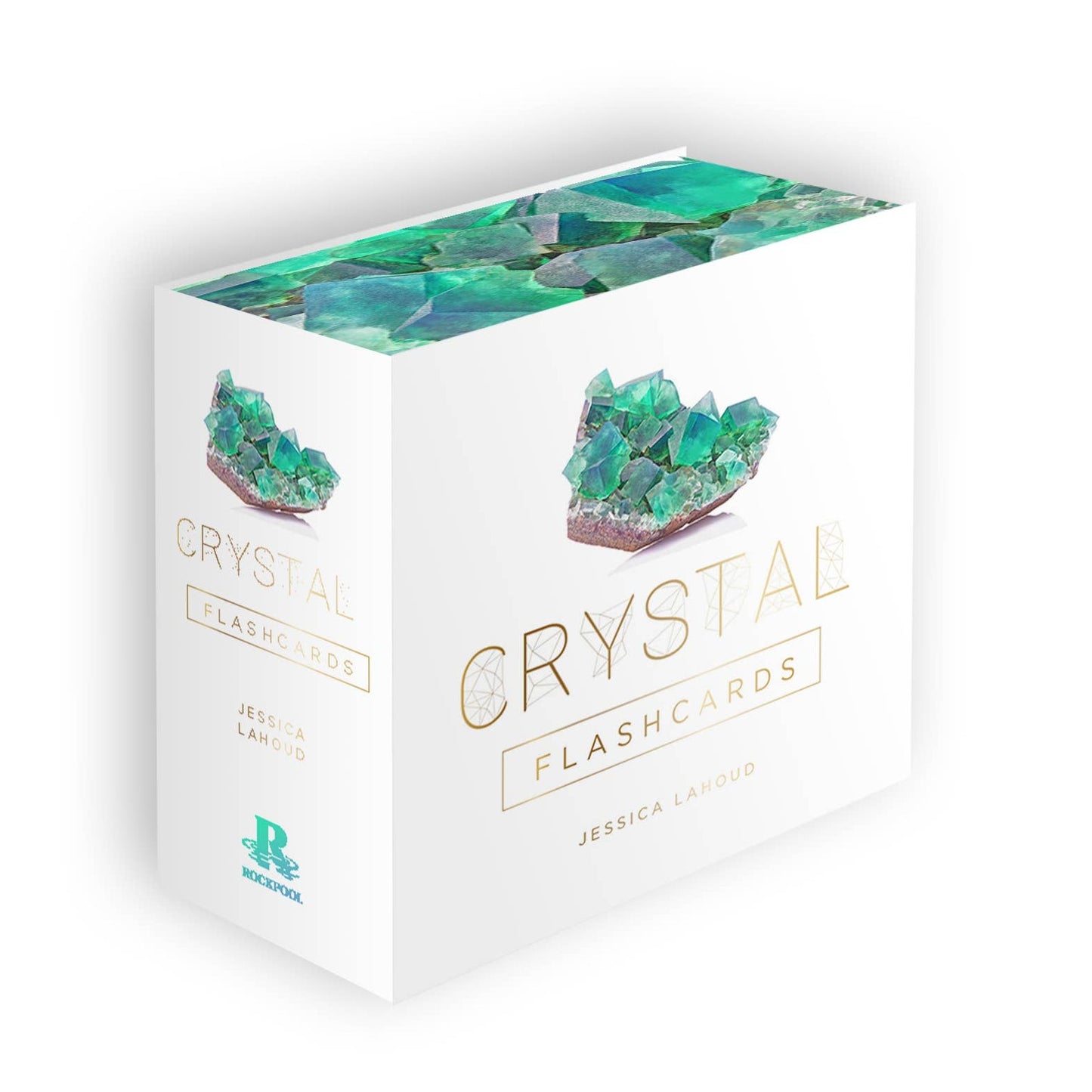 Crystal Flashcards: 50 full-color cards with metal ring-hold